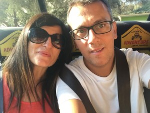 Felices ajenos a lo que iba suceder en breve