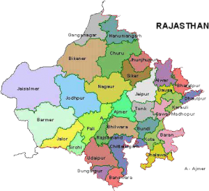 RAJASTHAN MAP