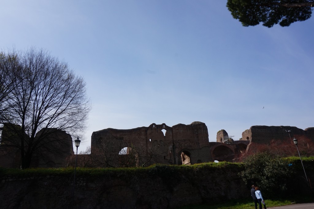Foro en marcha del segway de los alrededores de las termas