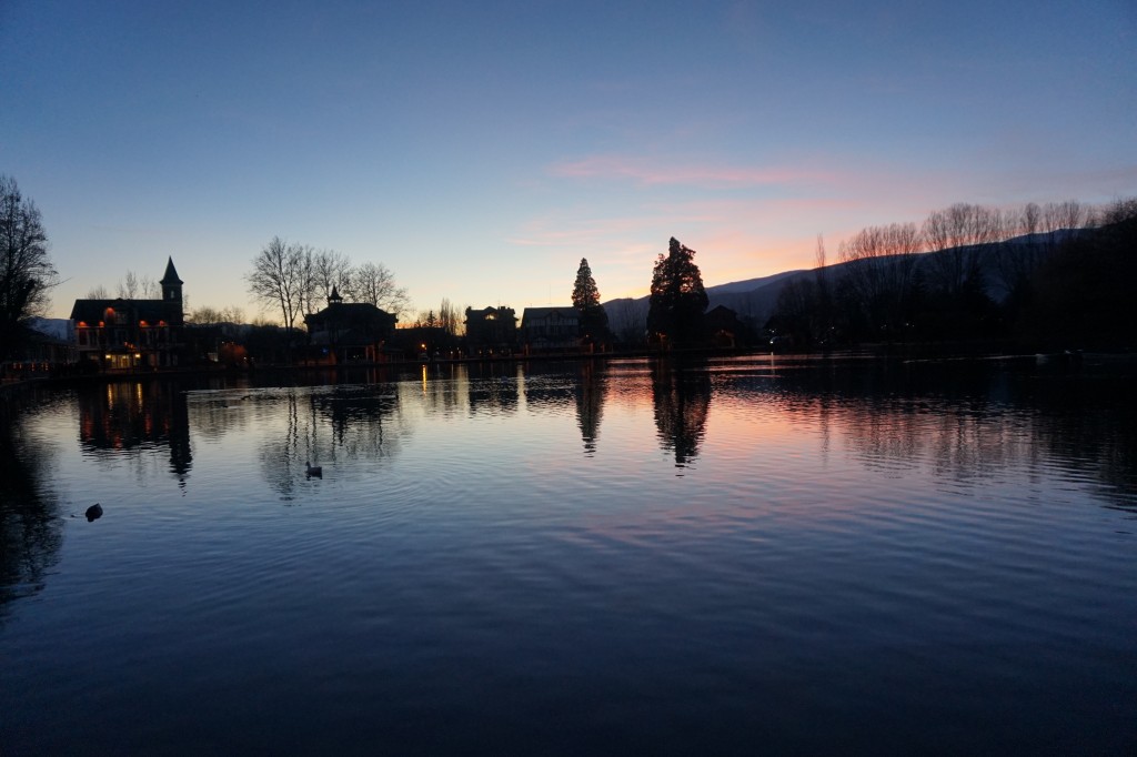Atardecer, Estany Puigcerda. Sin filtros