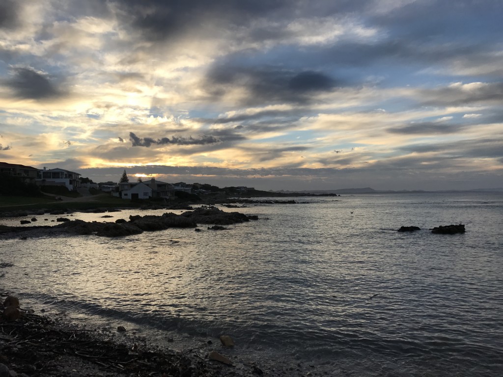 Amaneciendo en Gansbaai