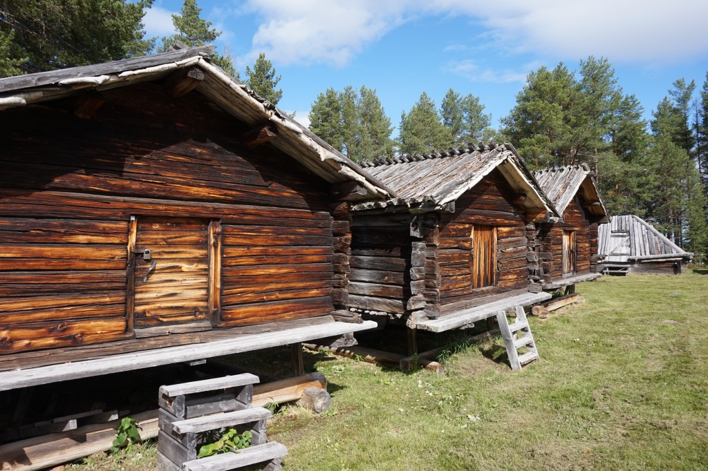 Recreación de antiguo poblado Sami en Arvidsjaur