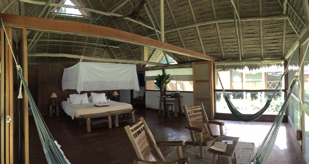 Nuestra cabaña durante tres días en Inkaterra