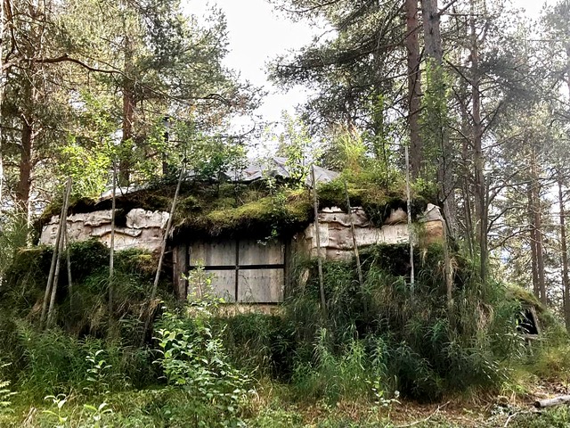 Restos de poblado Sami en Gallivare