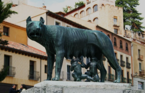 Escultura de la Loba Capitolina de Mérida